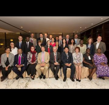 GAVI Board members in Dar es Salaam. Source: GAVI/2012/Rob Beechey.