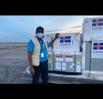 First doses arrive in Côte d’Ivoire – Credit: UNICEF