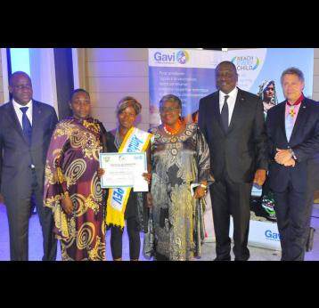 Cote d'Ivoire recognises Gavi support for immunisation