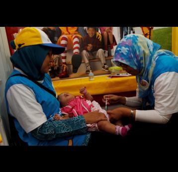 Inspirational immunisation innovations impact Indonesian infants