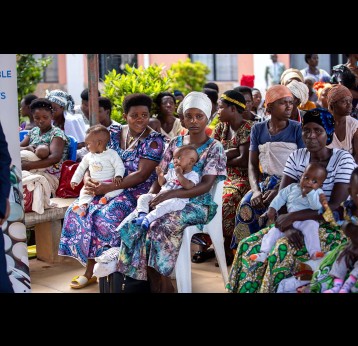 Launch of the malaria vaccine. Credit: WHO Burundi