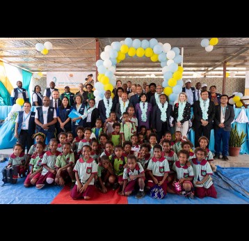 Group photo at HPV launch event. Gavi/2026