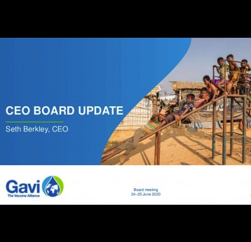 CEO Board Update June 2020