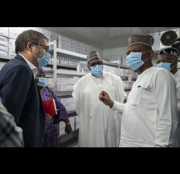 Handover of malaria vaccines to Nigeria's Federal Ministry Of Health. Credit: Oluwaseun Dexter Moses
