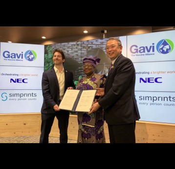 Gavi, NEC, and Simprints to deploy world's first scalable child fingerprint identification solution to boost immunisation in developing countries