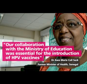 Vaccine champions vs cervical cancer in Senegal