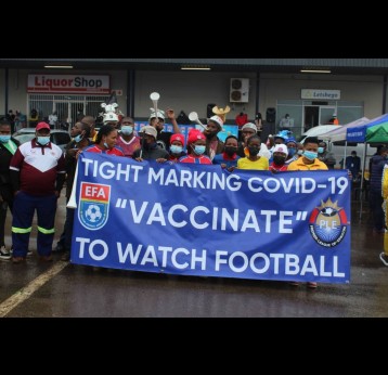 Fans that support Eswatini vaccination programme