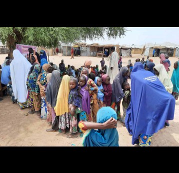 Measles Immunization Campaign at Maiduguri Metropolitan Council.