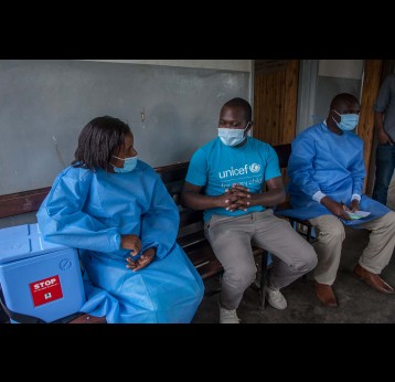 UNICEF helped support the polio immunisation campaign in Malawi