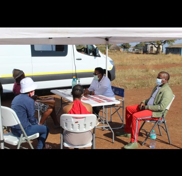 The National Cancer Control Unit during the HPV outreach programme. Credit: Nonduduzo Kunene
