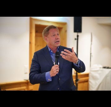 Dr Seth Berkley, CEO of Gavi, the Vaccine Alliance, speaking at the 2022 World Economic Forum at Davos