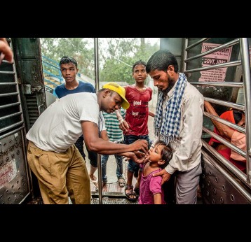 The efforts to stop polio promise to prevent innumerable children from lifelong paralysis. Credit: GAVI/2013/Manpreet Romana