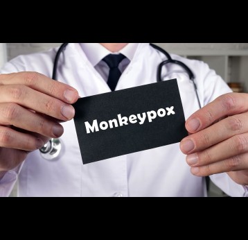 Concept médical sur la variole du singe