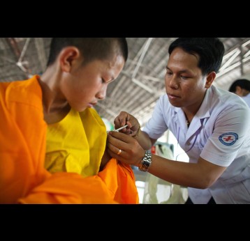 Boy getting a vaccine shot. Credit: CDC on Pexels