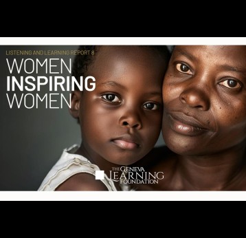 « La Geneva Learning Foundation vient de publier son tout dernier rapport « Women Inspiring Women » (Des femmes qui inspirent les femmes) à l’occasion de la Journée internationale de la femme ». Crédit : TGLF