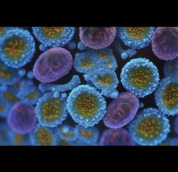 Mpox 3D illustration. Credit: John Martin