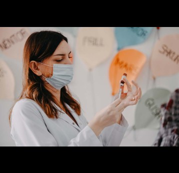 A female health worker prepares the HPV vaccine during its introduction in Kosovo in 2024. Credit: Gavi/2024/Armend Nimani