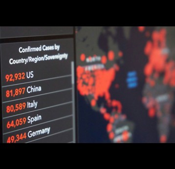 A Covid-19 dashboard showing data in March 2020. Visual: Anton/Unsplash