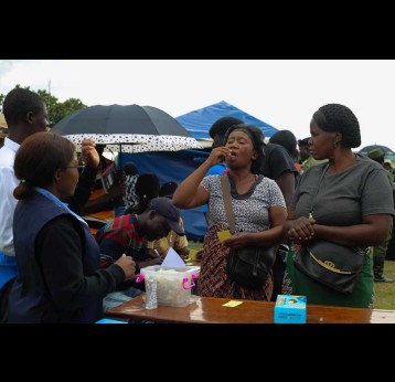 Cholera vaccination in Nakonde. Credit: Zambia Ministry of Health