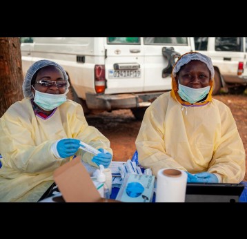 Campagne de vaccination contre Ebola en République démocratique du Congo. Crédit : Gavi, Frédérique Tissandier