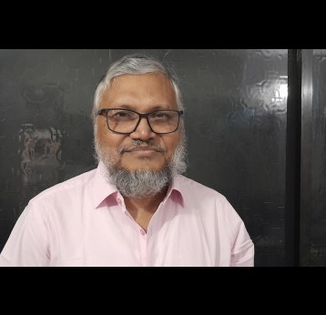 Habibullah Talukder Ruskin, Pink Man of Bangladesh. Credit: Mohammad Al Amin