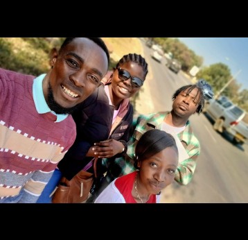 Youth health ambassadors on outreach. Photo courtesy of the subjects
