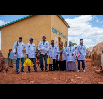 A vaccination team during a campaign. Credit: CORE group and IRC