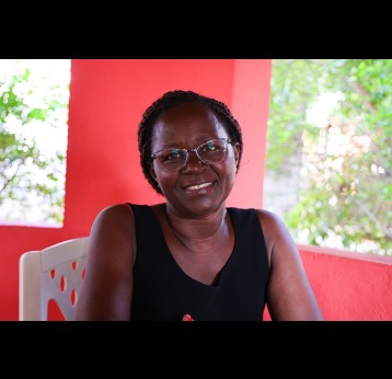 Cervical cancer survivor Irakoze Gratia. Credit: Moses Havyarimana