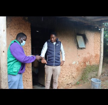 A rural health monitor at work. Credit: Eswatini MOH