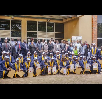 Solar refrigderation trainees graduating in Ndola. Credit: UNICEF Zambia