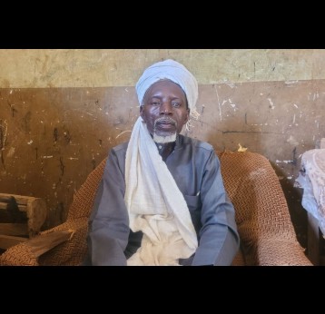 Abubakar Bello Koya, village head of the Koya Community. Credit: Abdullahi Muritala