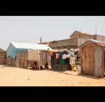 Dar Beïda neighbourhood in the municipality of El Mina. Credit: Santé Globale, Mauritania