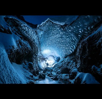 Melting ice cave. Photo by Jonatan Pie on Unsplash