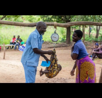Luckwell Chilongo on duty. Credit: Harris Mtambo