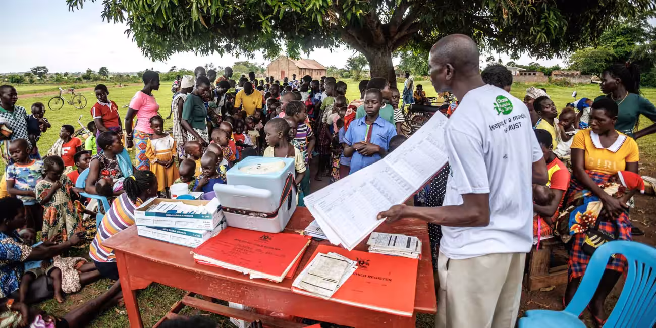 A community health outreach session in Apac District, Uganda. Credit: Gavi/2025/Jjumba Martin