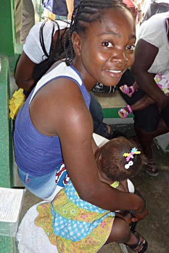 Haiti - mother from the Carrefour neighbourhood