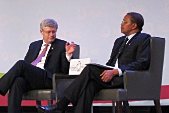 Prime Minister Stephen Harper and Jakaya M. Kikwete, President of the United Republic of Tanzania