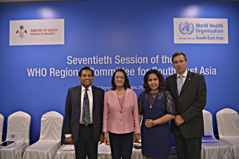 Delegates at the 'twinning' agreement signing between Sri Lanka and Timor Leste