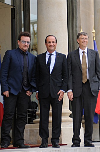 Bono Hollande Gates