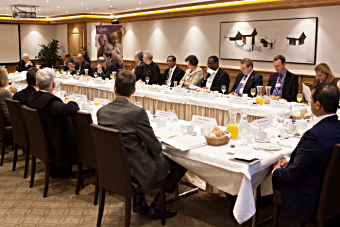 Matching Fund breakfast meeting at WEF 2013