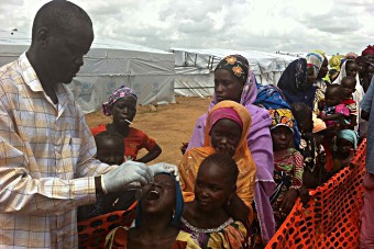 Cameroon cholera campaign