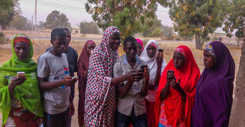 Polio Vaccination team ahead of their house-to-house visit during a March 2016 SIA. Photo source: eHealth Africa