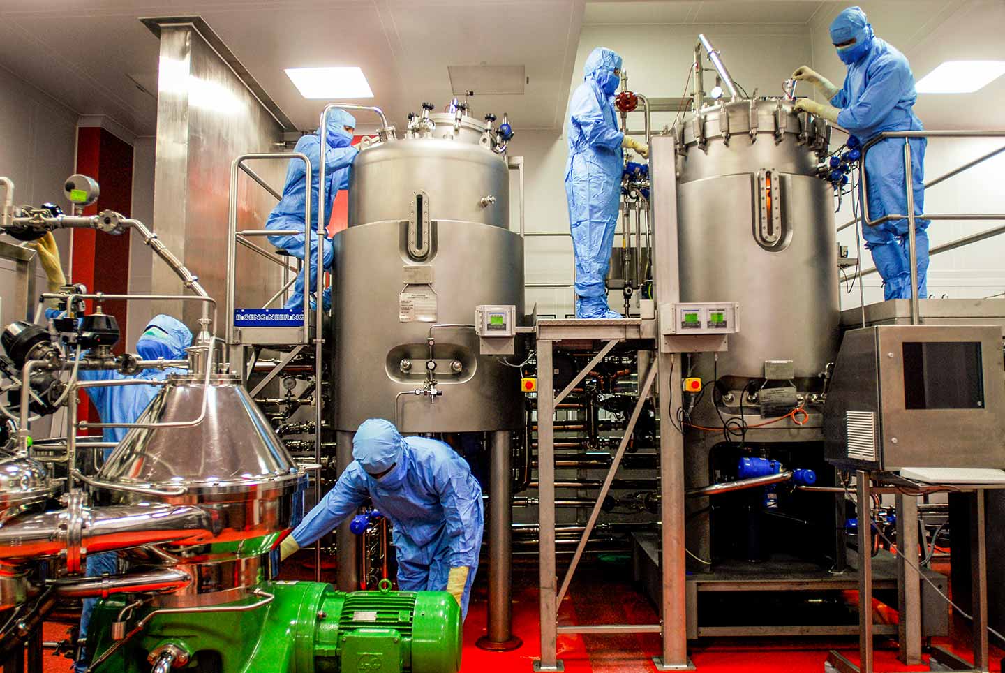 Gavi and its partners have played a key role in shaping the market conditions that have led to ever-growing demand for the pentavalent vaccine, which offers protection from diphtheria-tetanus-pertussis (DTP), Haemophilus influenzae type b (Hib) and hepatitis B (hepB). At present there are at least five Indian companies manufacturing the vaccine, one of them being the Serum Institute of India. Credit: Atul Loke