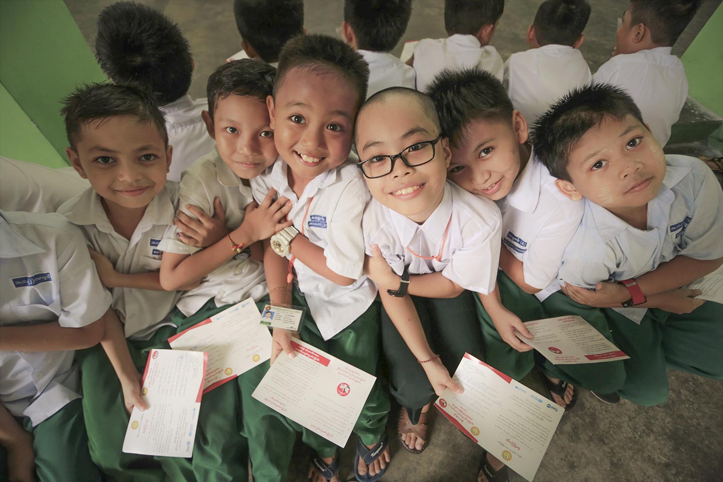 JE campaign launch, Yangon school phase. Credit: Myanmar/2017