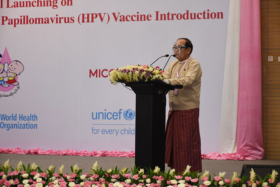 “Immunisation is one of the most cost-effective interventions and can reduce incidence of cervical cancer, improve the quality of life for women and reduce the psychological stress and financial burden of cervical cancer” - Dr Myint Htwe, Myanmar’s Union Minister for Health and Sports. Gavi/2020