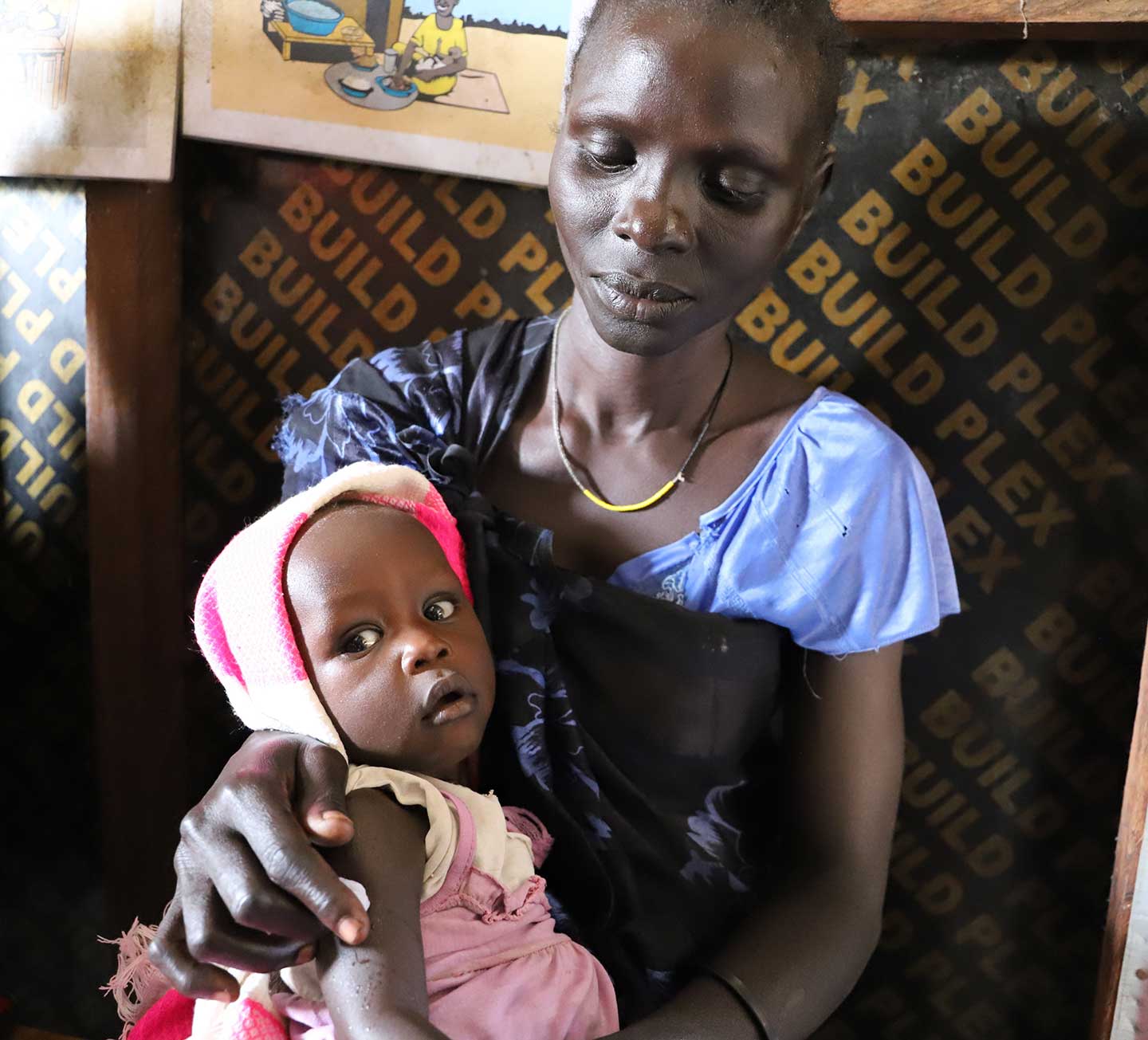 Roda Nyanyuot and 6-month-old baby, Nyabel © IOM 2020 / Liatile Putsoa