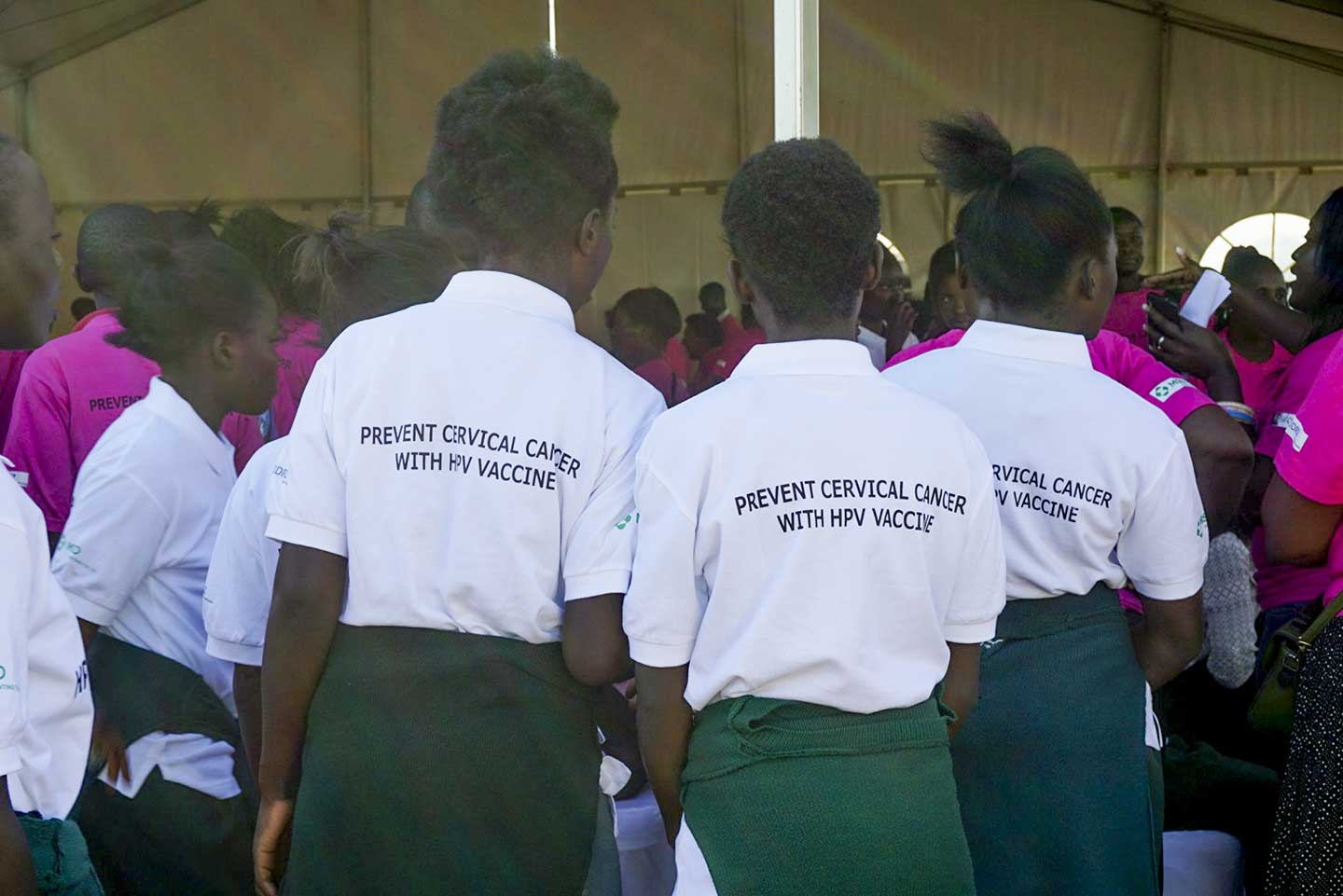 Launch of HPV vaccine in Zambia for girls aged 14 years – UNICEF Zambia/2019