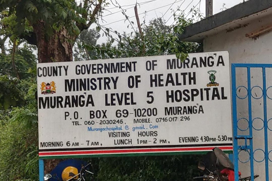Muranga hospital board – Photo courtesy Kenya New Agency