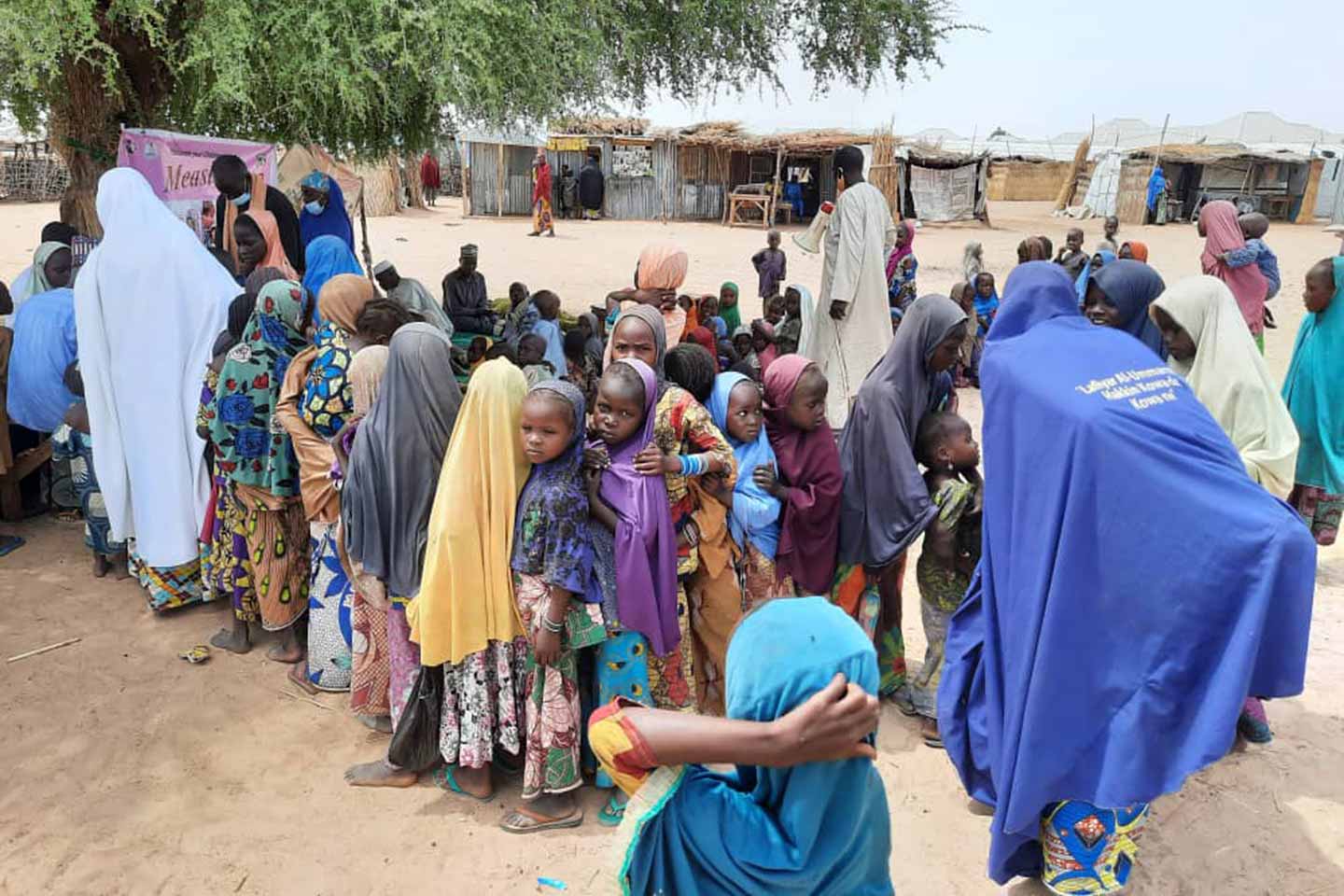 Measles Immunization Campaign at Maiduguri Metropolitan Council.