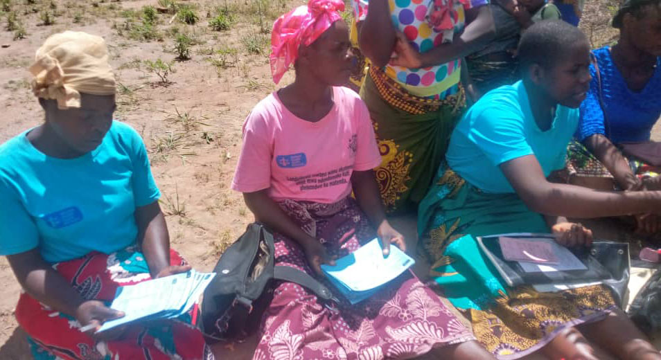 Mother Group Members in one of the Under Five Clinic sessions Picture Credit MHEN Malawi